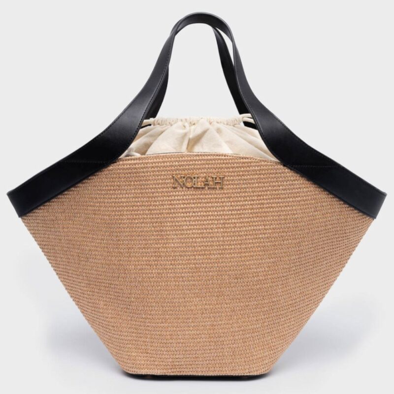 Τσάντα Χειρός Nolah Alessa-Beige/Black