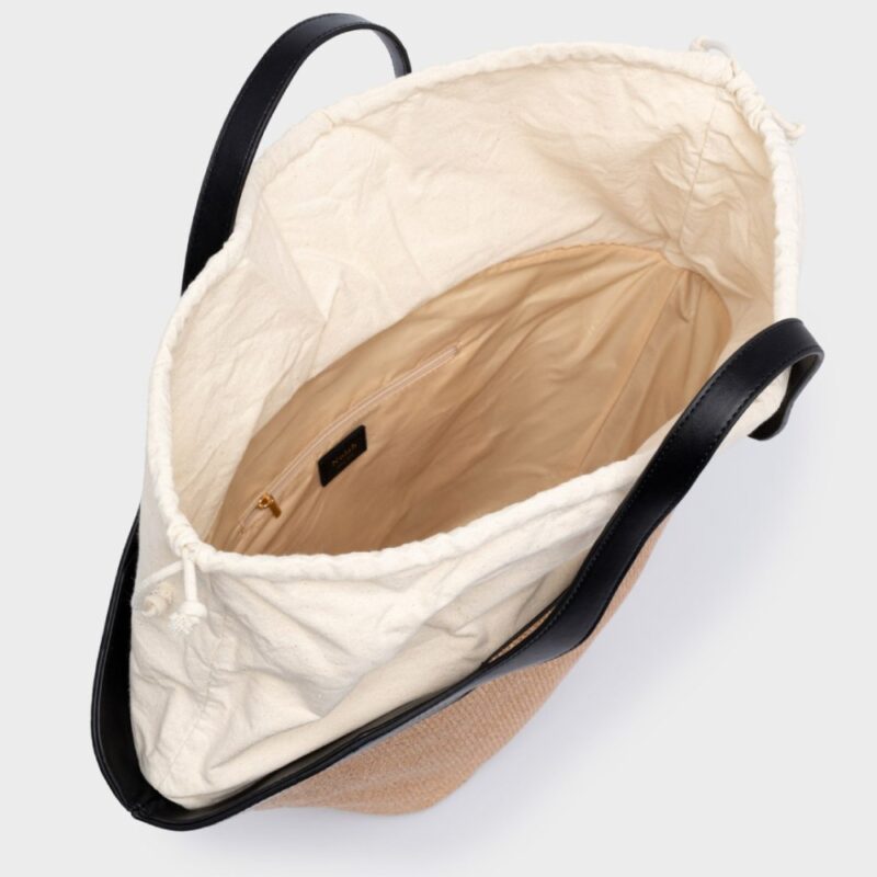 Τσάντα Χειρός Nolah Alessa-Beige/Black - Image 2