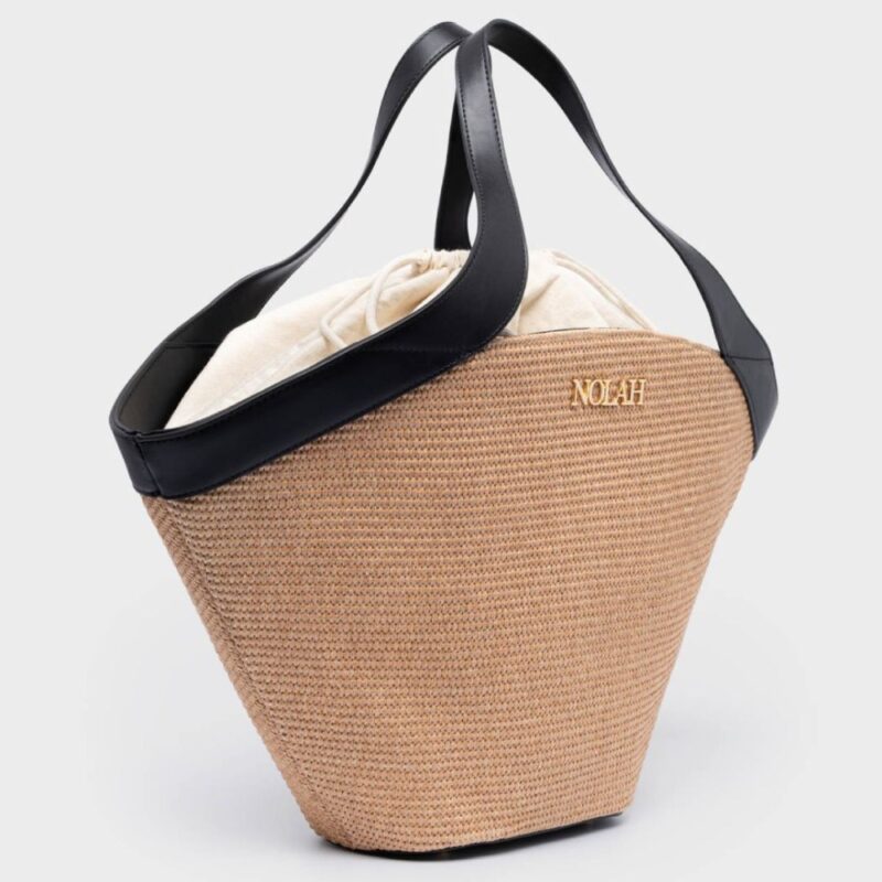 Τσάντα Χειρός Nolah Alessa-Beige/Black - Image 3
