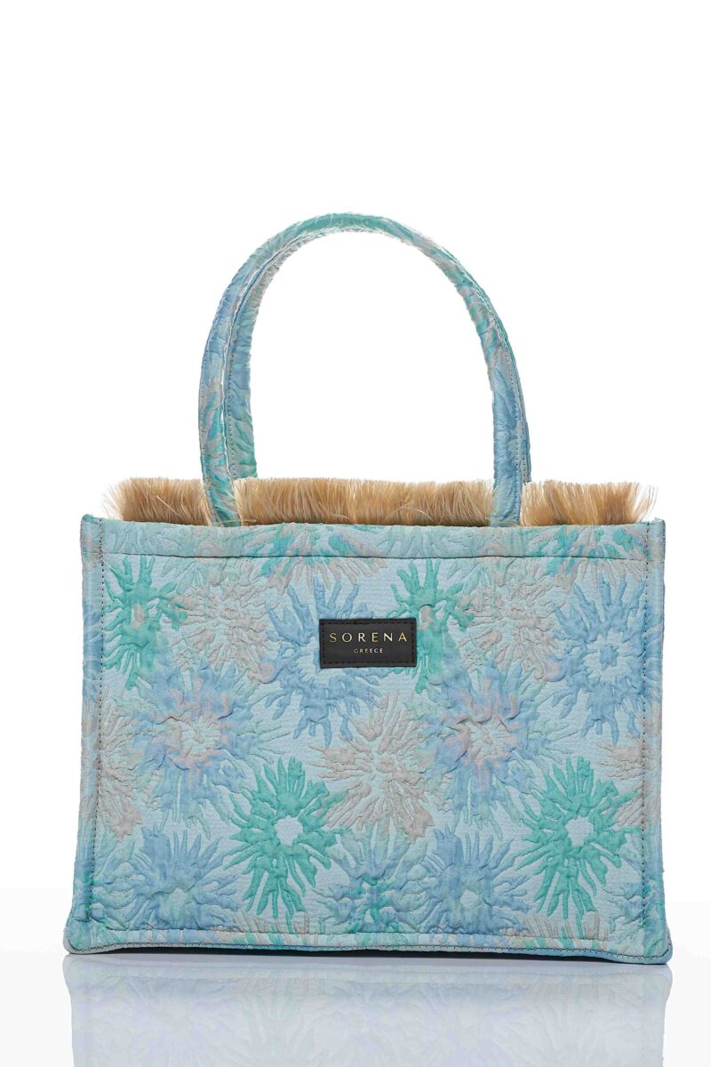 Τσάντα Χειρός Sorena Coral Medium-Light Blue