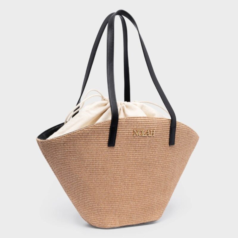 Τσάντα Ώμου Nolah Camelia-Beige/Black - Image 3