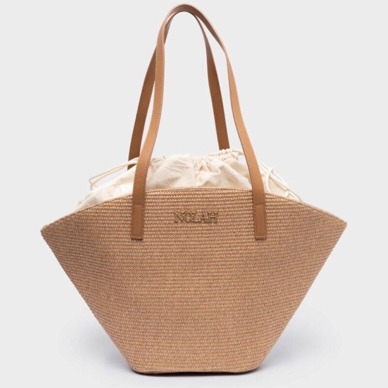 Τσάντα Ώμου Nolah Camelia-Beige/Brown