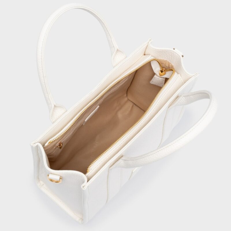 Τσάντα Χειρός Nolah Korina Medium-Off White - Image 2