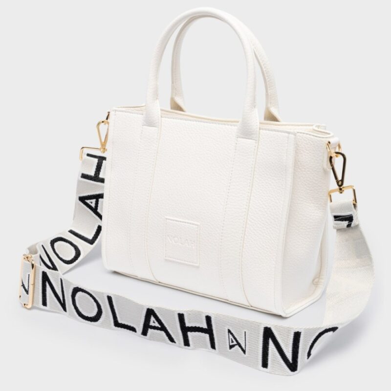 Τσάντα Χειρός Nolah Korina Medium-Off White - Image 3