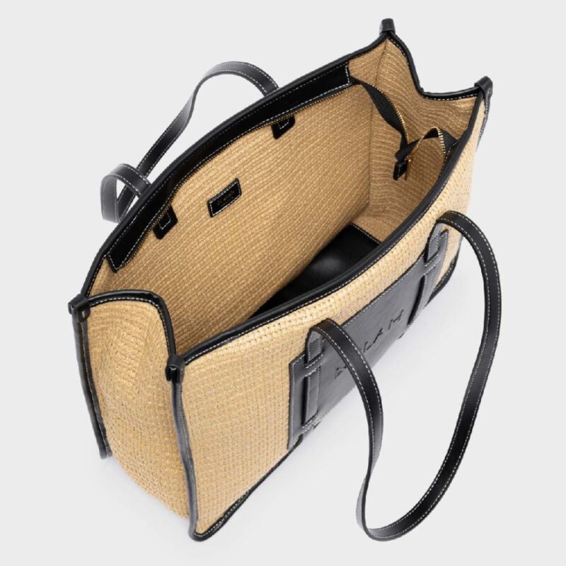 Τσάντα Ώμου Nolah Layla-Beige/Black - Image 2