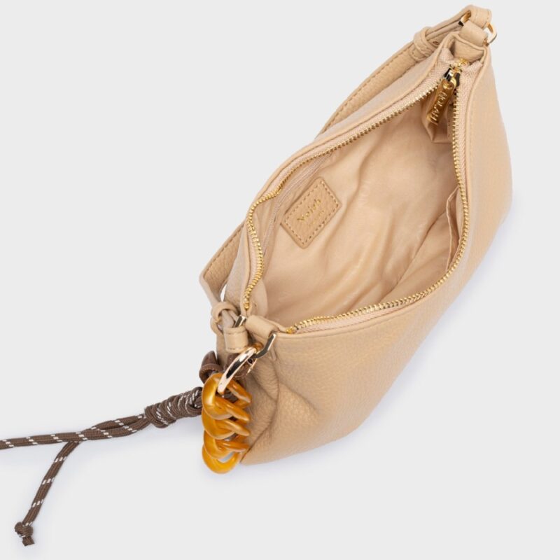 Τσάντα Ώμου Nolah Lina-Beige/Light Gold - Image 2
