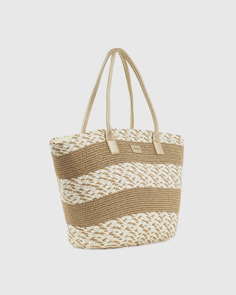 Τσάντα Θαλάσσης Verde 14-0386-Beige - Image 2