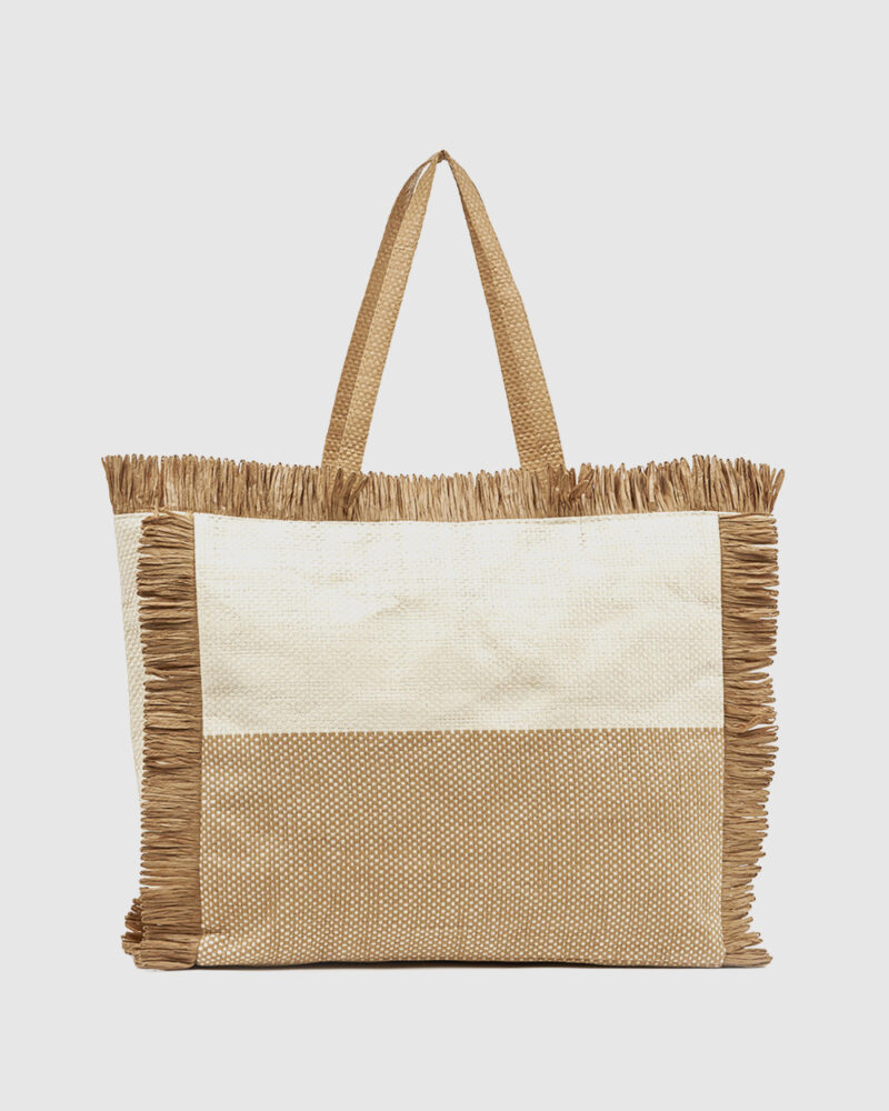 Τσάντα Θαλάσσης Verde 14-0348-Beige - Image 4