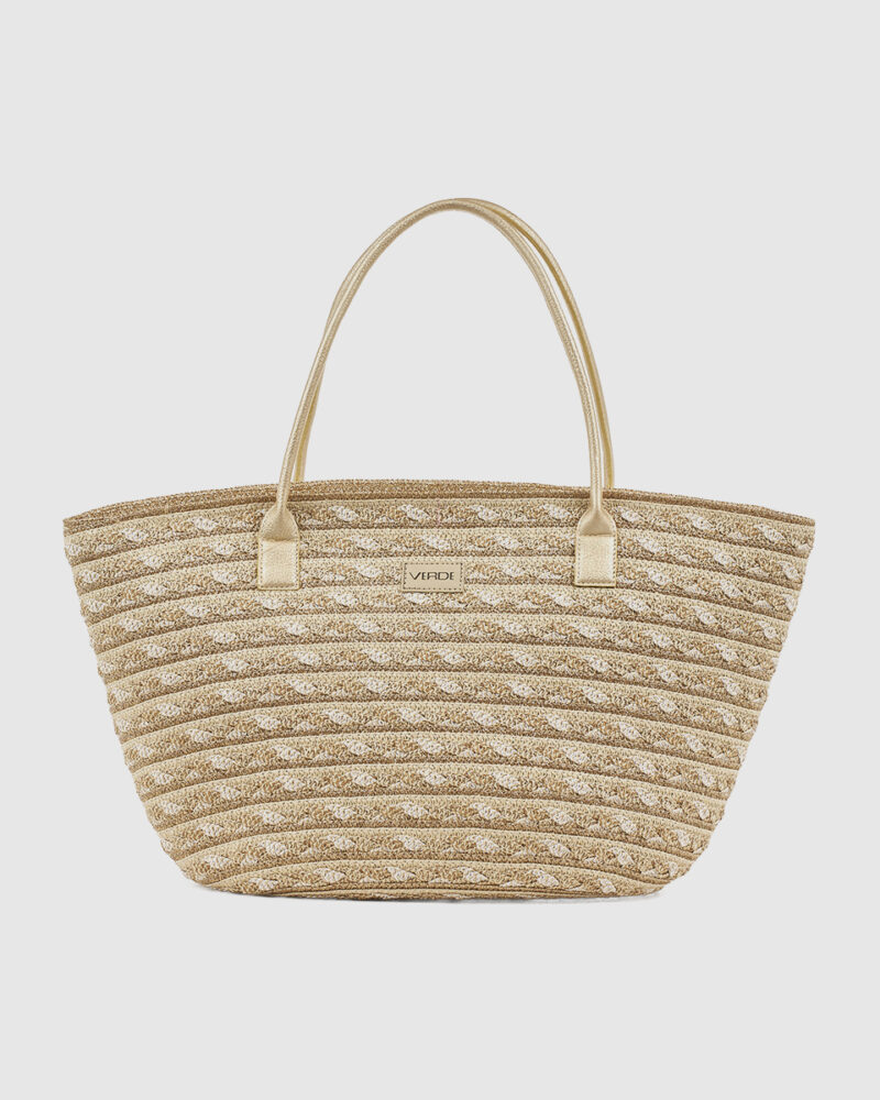 Τσάντα Θαλάσσης Verde 14-0387-Beige