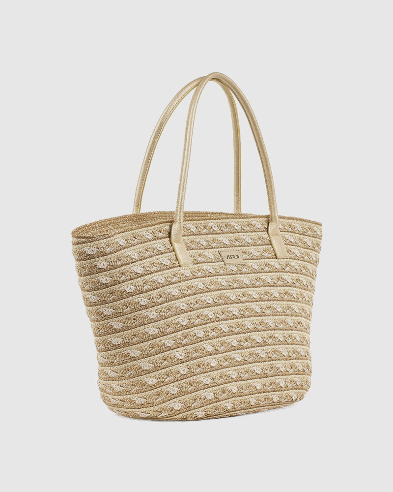 Τσάντα Θαλάσσης Verde 14-0387-Beige - Image 4