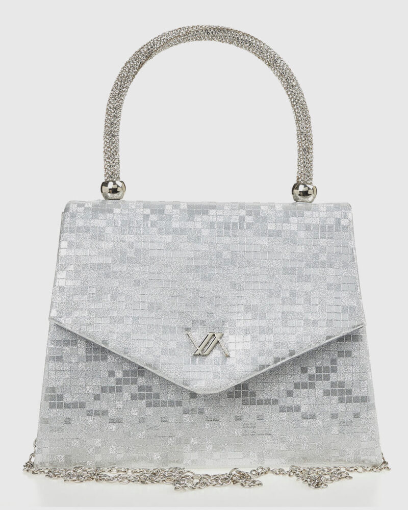 Τσαντάκι Βραδινό Verde 01-1977-Silver