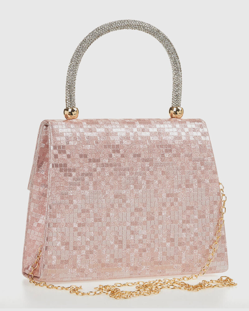 Τσαντάκι Βραδινό Verde 01-1977-Rose Gold - Image 3
