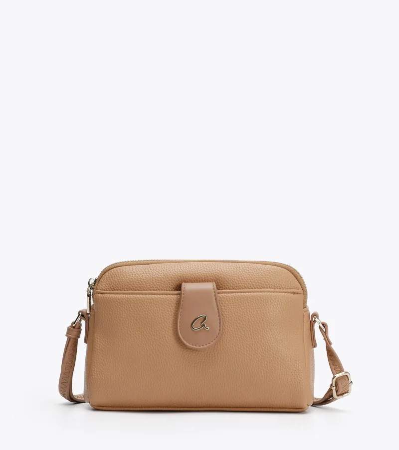 Τσάντα Χιαστί Axel 1020-0857-Beige
