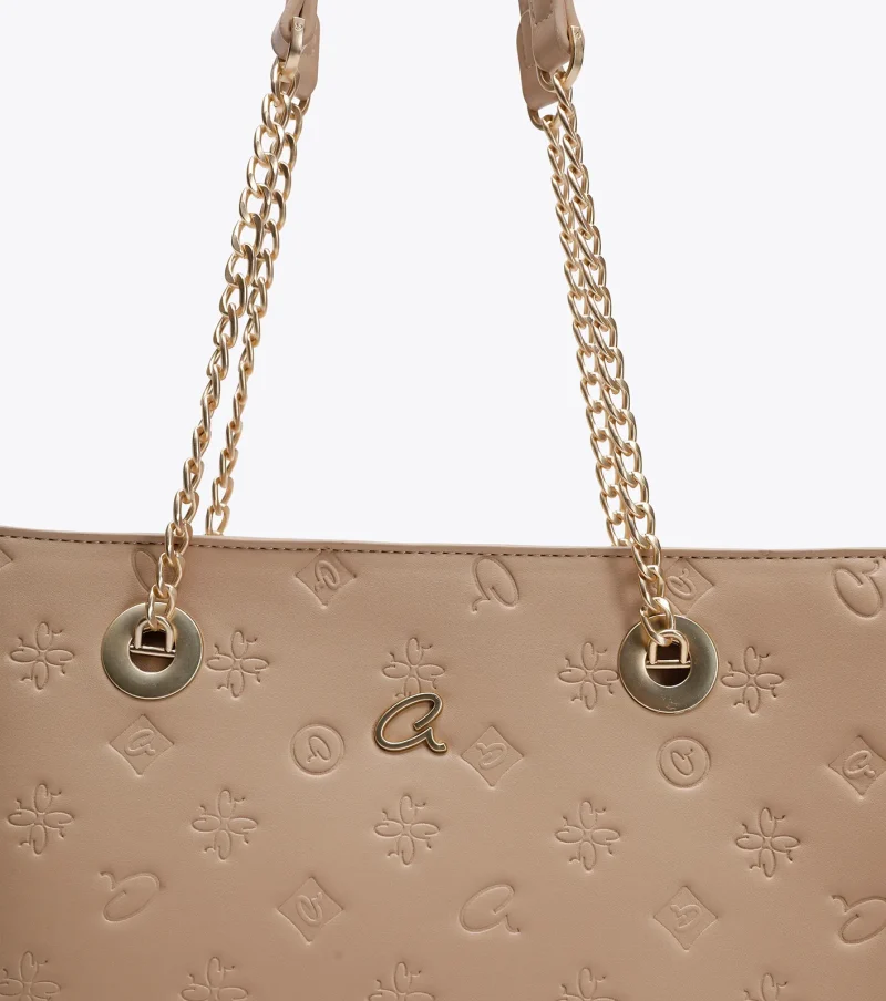 Τσάντα Ώμου Axel 1010-3422-Beige - Image 5