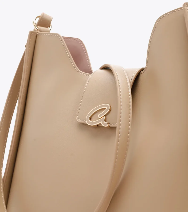 Τσάντα Ώμου Axel 1010-3445-Beige - Image 4