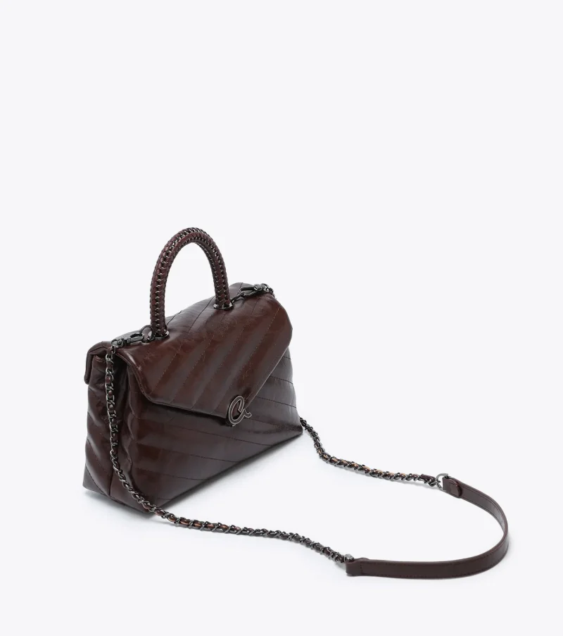 Τσάντα Χειρός Axel 1020-1003-Cognac - Image 3