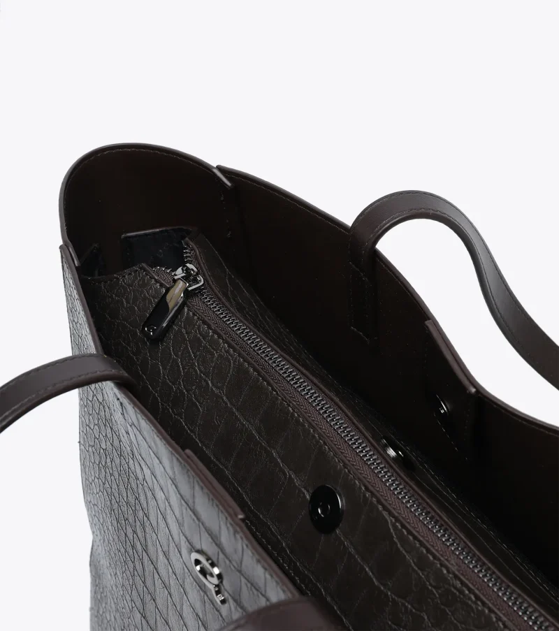 Τσάντα Ώμου Axel 1010-3503-Dark Brown - Image 5