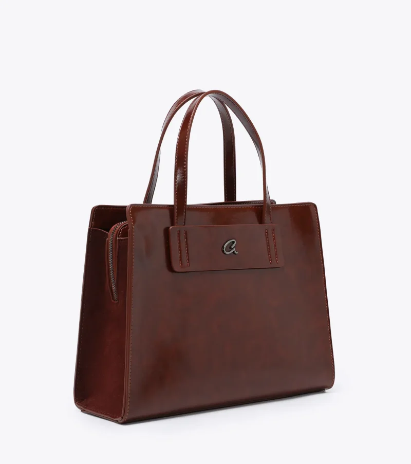 Τσάντα Χειρός Axel 1010-3509-Cognac - Image 3