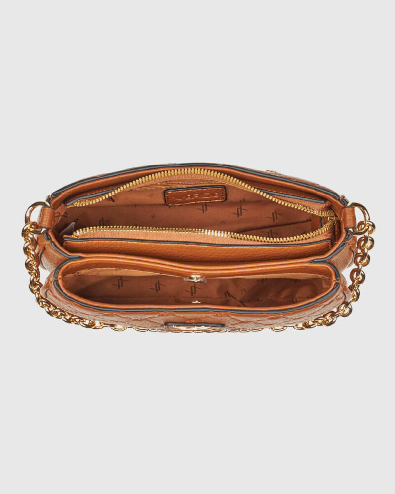 Τσάντα Χιαστί Verde 16-8118-Camel - Image 4
