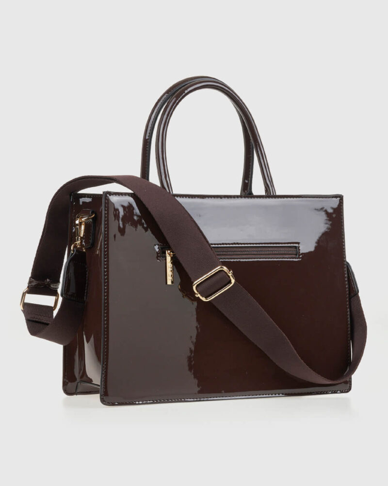 Τσάντα Χειρός Verde 16-8160-Brown - Image 3