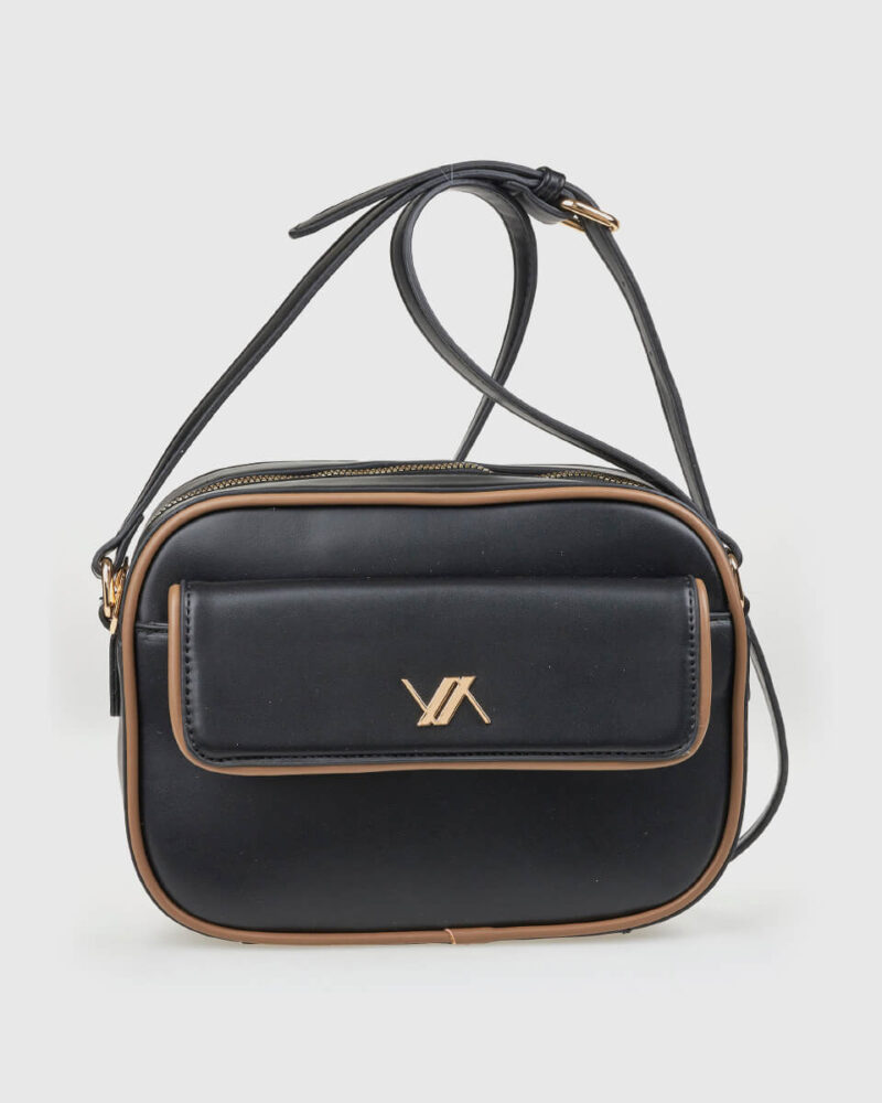 Τσάντα Χιαστί Verde 16-8275-Black