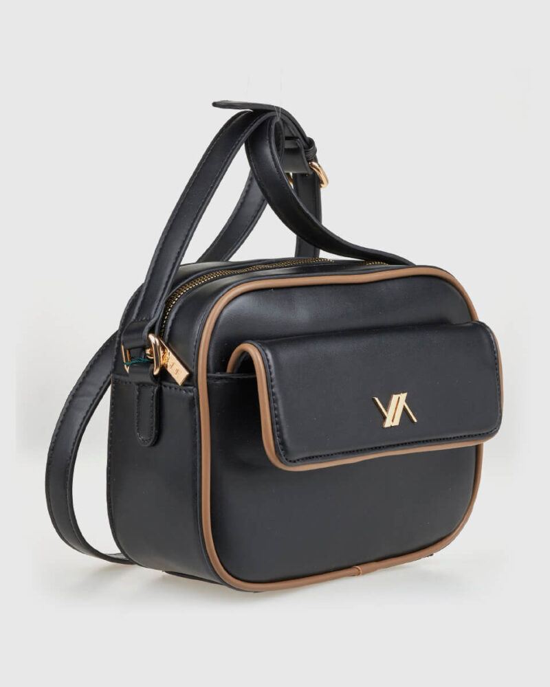 Τσάντα Χιαστί Verde 16-8275-Black - Image 2