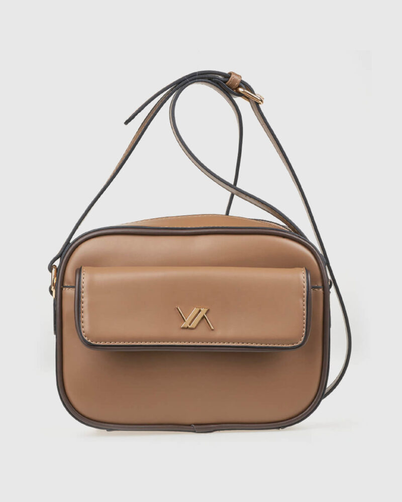 Τσάντα Χιαστί Verde 16-8275-Beige