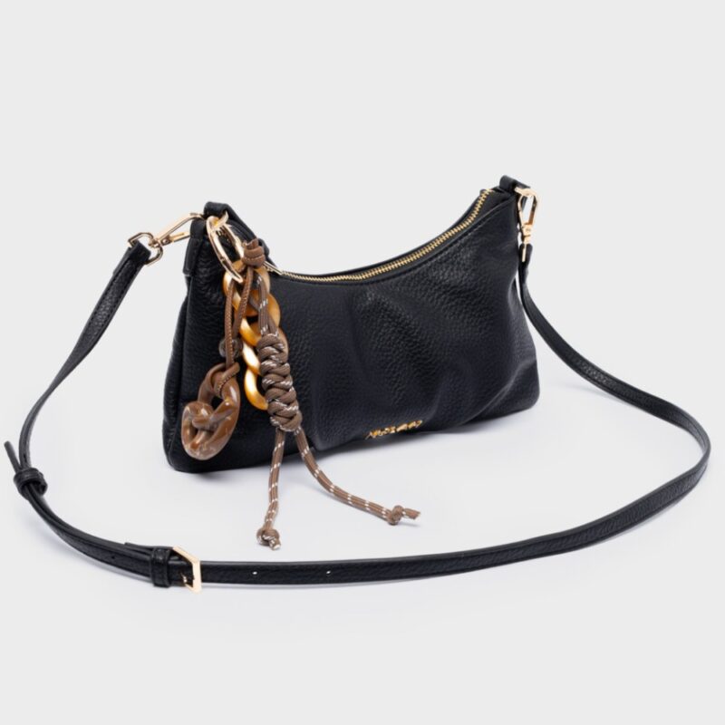 Τσάντα Ώμου Nolah Lina-Black/Light Gold - Image 2