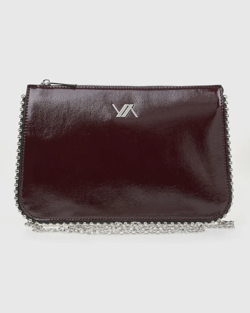 Τσάντα Χιαστί Verde 16-8085-Burgundy