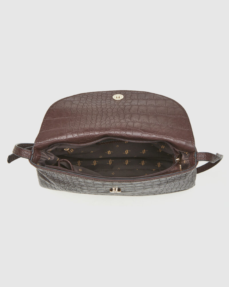 Τσάντα Χιαστί Verde 16-8155-Brown - Image 3