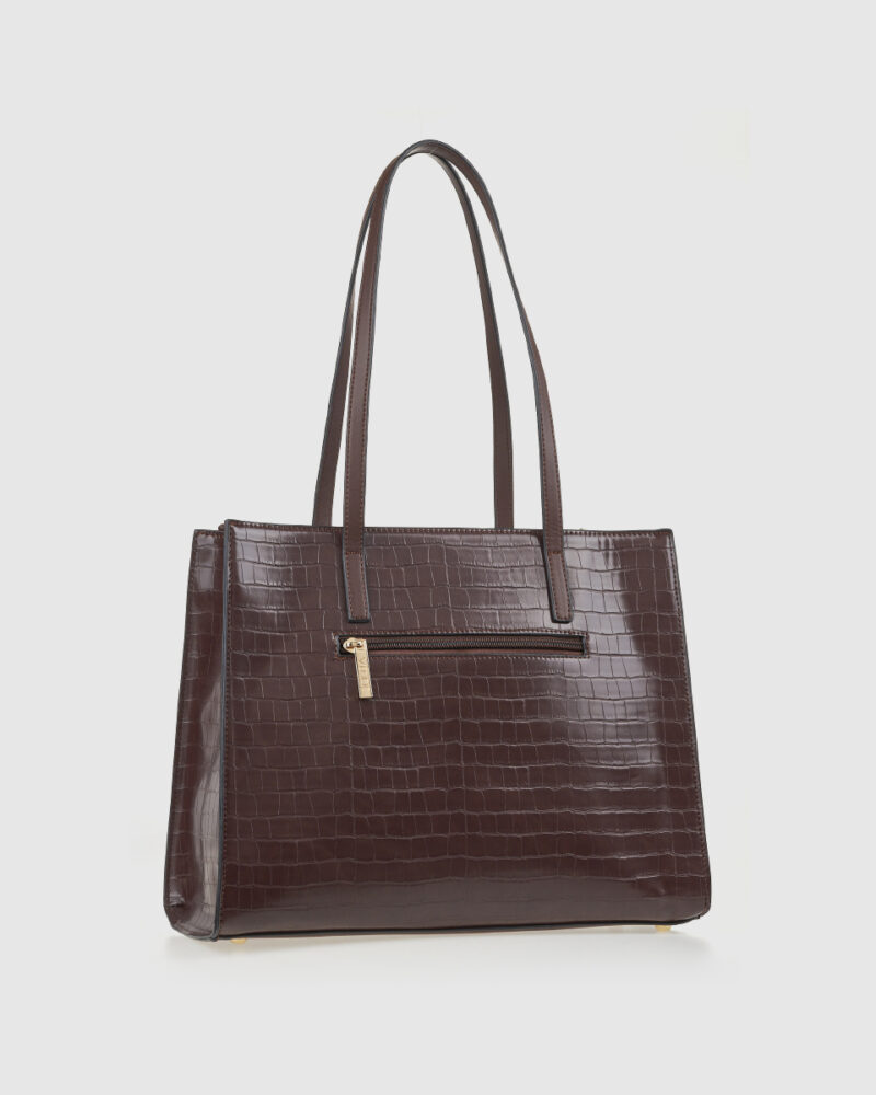Τσάντα Ώμου Verde 16-8161-Brown - Image 3