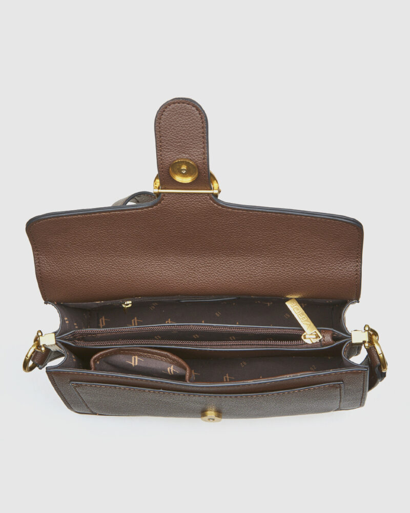Τσάντα Ώμου Verde 16-8221-Brown - Image 3