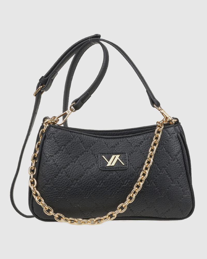 Τσάντα Χιαστί Verde 16-8118-Black
