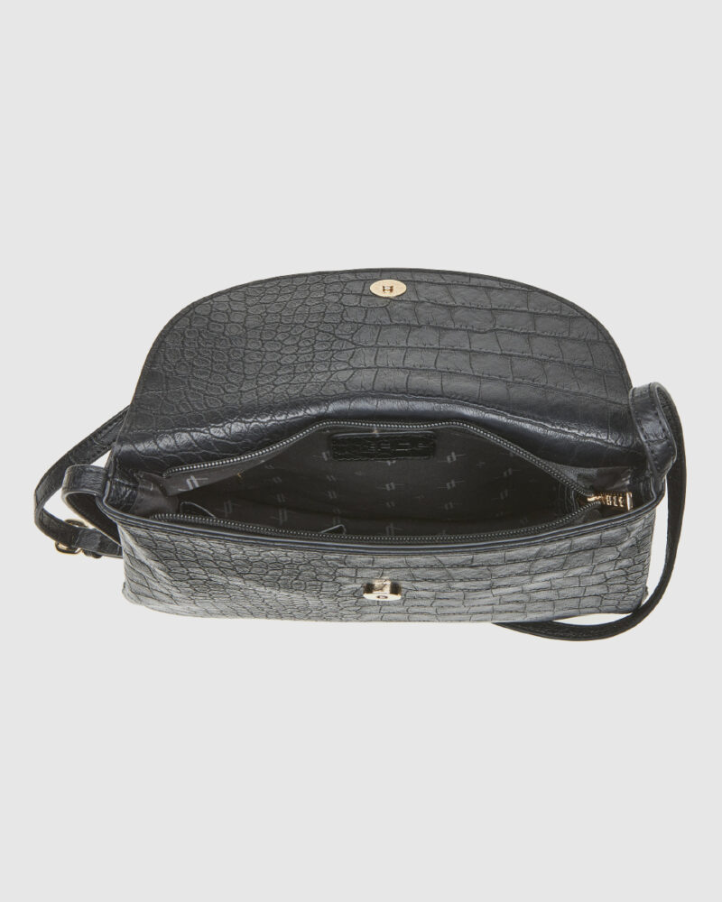 Τσάντα Χιαστί Verde 16-8155-Black - Image 3