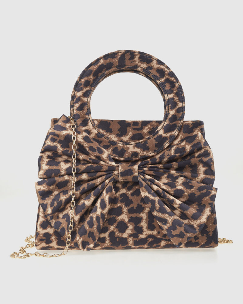 Τσαντάκι Βραδινό Verde 01-2024-Animal Print