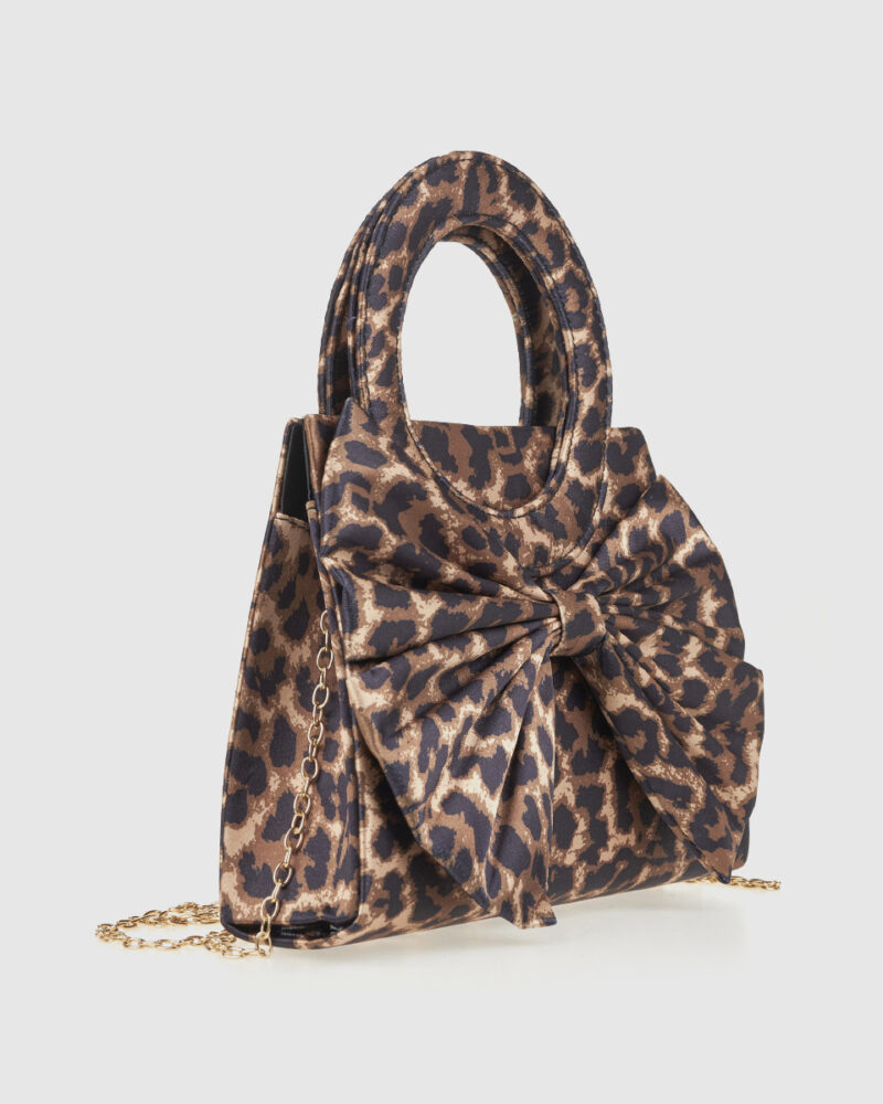 Τσαντάκι Βραδινό Verde 01-2024-Animal Print - Image 2