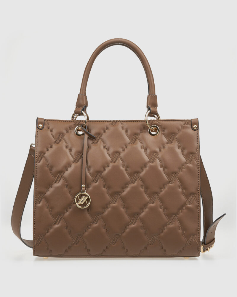 Τσάντα Χειρός Verde 16-8257-Taupe