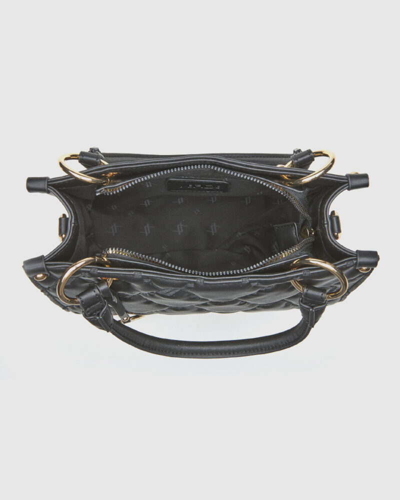 Τσάντα Χειρός Verde 16-8258-Black - Image 4