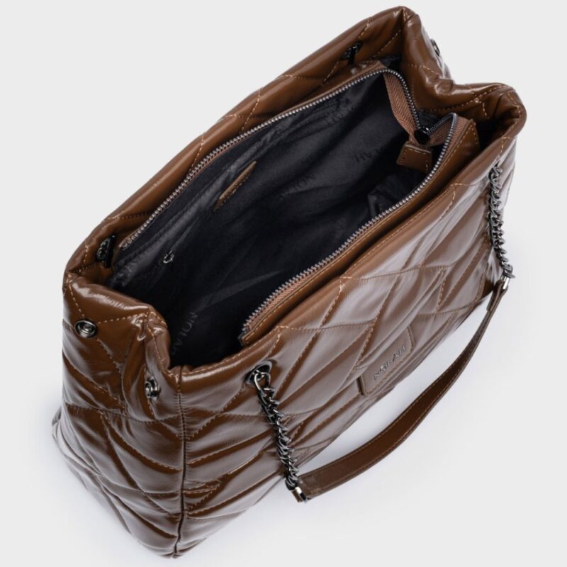 Τσάντα Ώμου Nolah Azillia-Chocolate Brown - Image 2