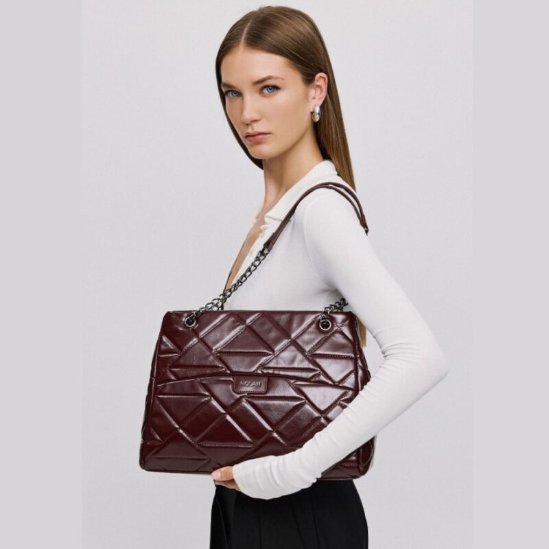 Τσάντα Ώμου Nolah Azillia-Burgundy - Image 5