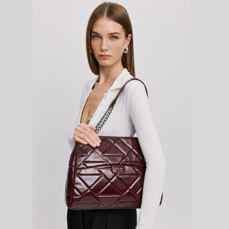 Τσάντα Ώμου Nolah Azillia-Burgundy - Image 4