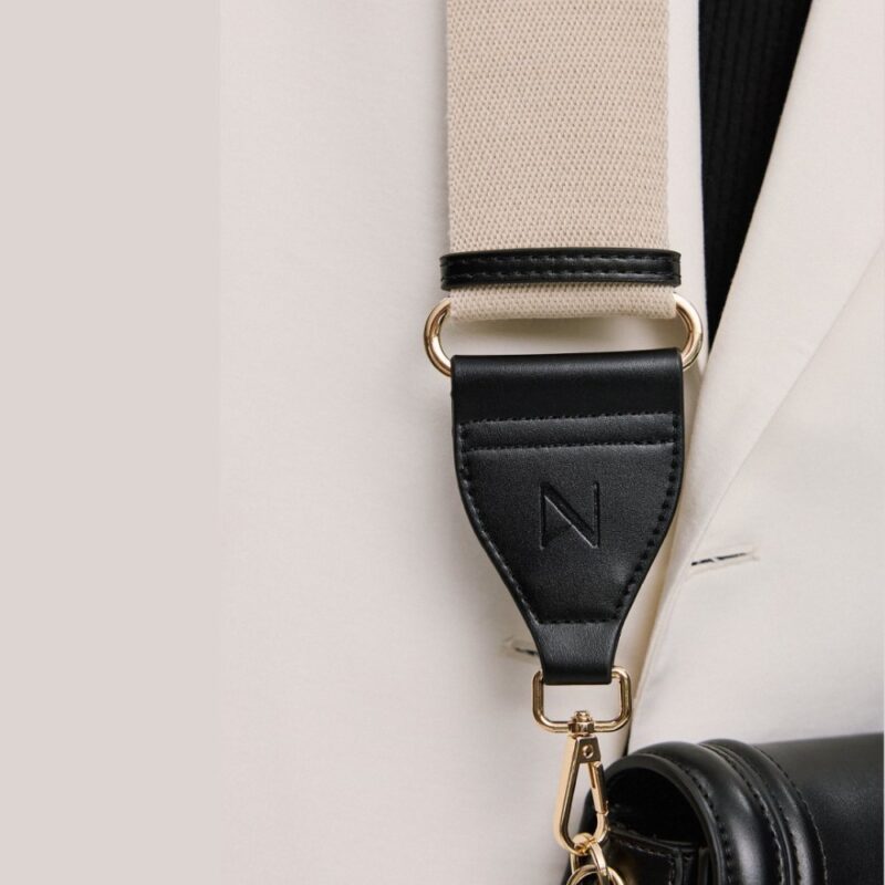 Τσάντα Ώμου Nolah Bradley-Black/Light Gold - Image 5