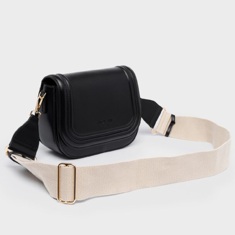 Τσάντα Ώμου Nolah Bradley-Black/Light Gold - Image 4