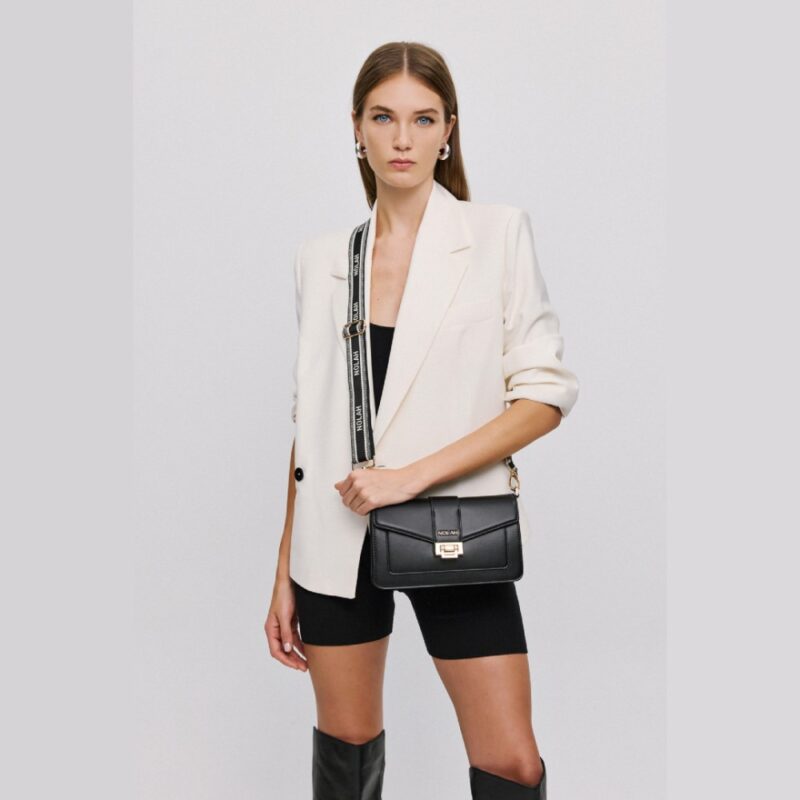 Τσάντα Ώμου Nolah Danny-Black/Light Gold - Image 2