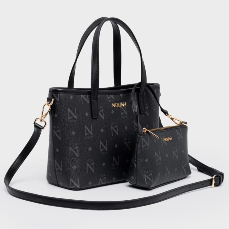 Τσάντα Χειρός Nolah Jelinda-Black/Light Gold - Image 2