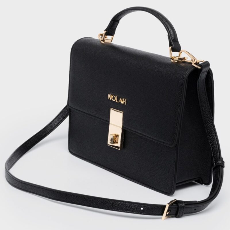 Τσάντα Χειρός Nolah Sevile-Black/Light Gold - Image 2