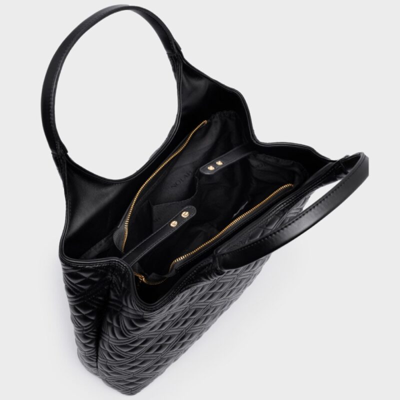 Τσάντα Ώμου Nolah Susan-Black/Light Gold - Image 2