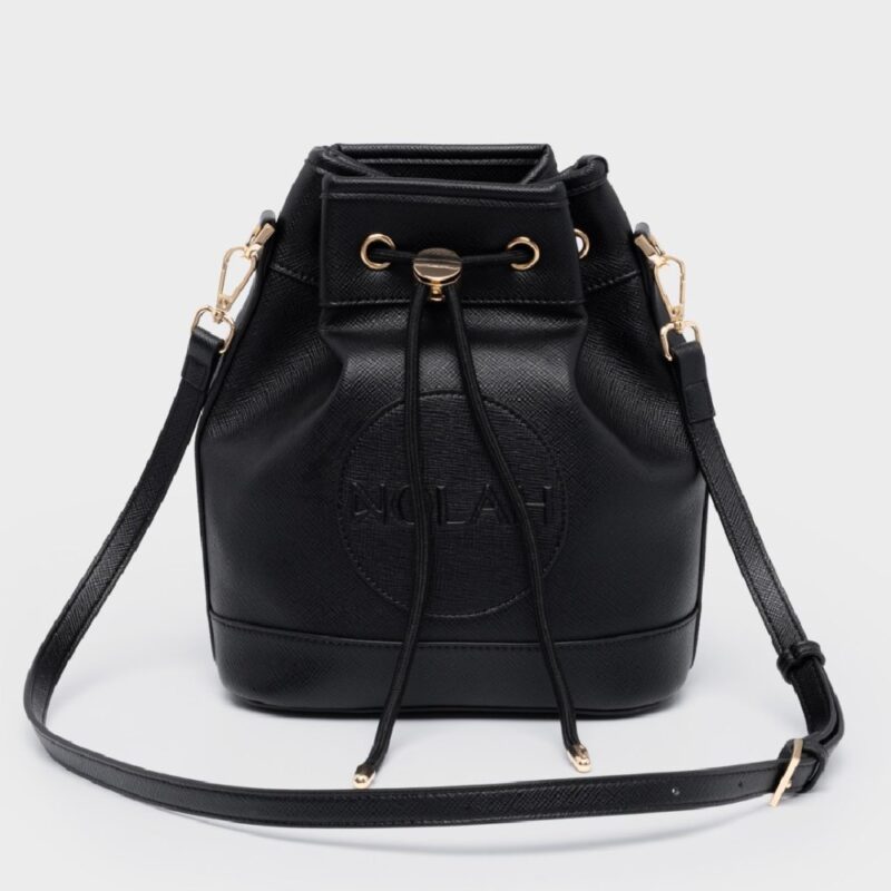 Τσάντα Ώμου Nolah Ryan-Black/Lighht Gold