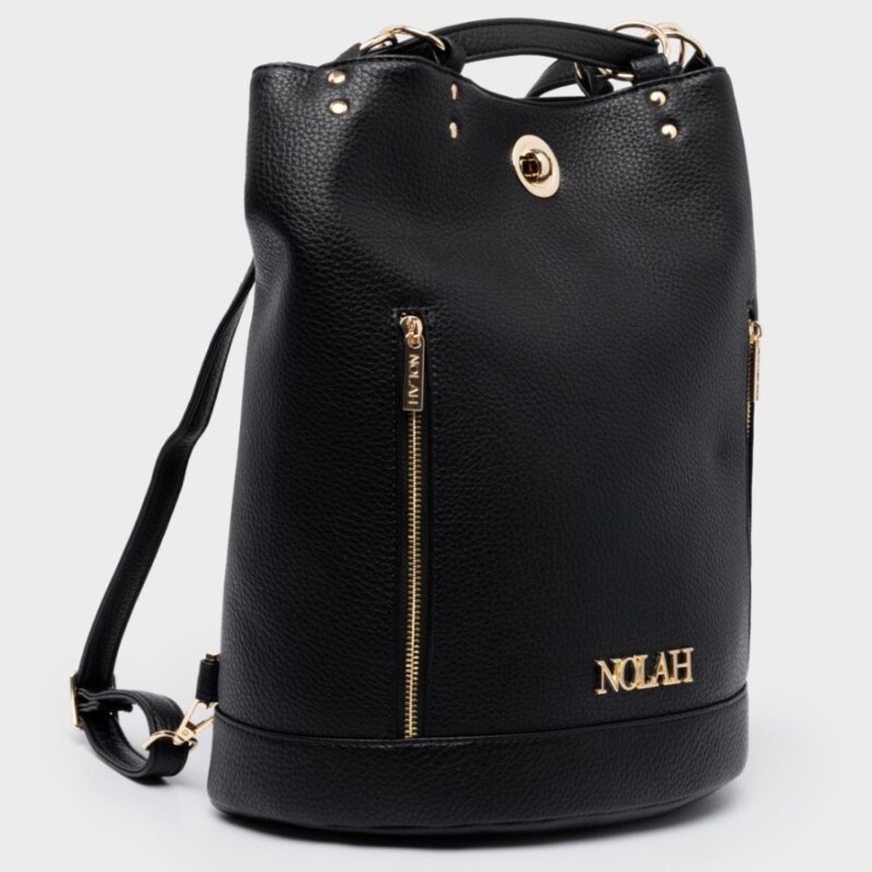 Τσάντα Ώμου Nolah Teo-Black/Light Gold - Image 3