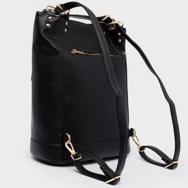 Τσάντα Ώμου Nolah Teo-Black/Light Gold - Image 4